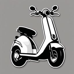 Segway Scooter Sticker - Modern mobility, ,vector color sticker art,minimal