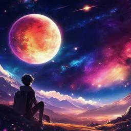 Galaxy Background Wallpaper - galaxy anime wallpaper  