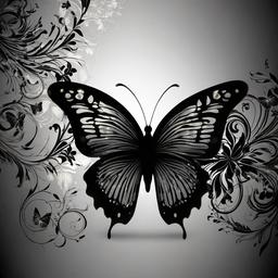 Butterfly Background Wallpaper - dark butterfly background  