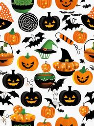 Happy Halloween clipart - candy basket  clipart