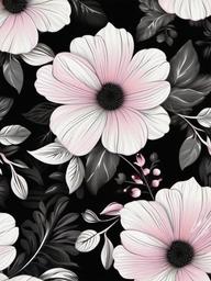 Flower Black Wallpaper  ,mobile iphone background wallpaper