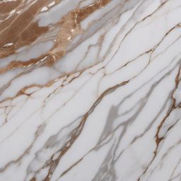 Marble showcasing a light gray surface and dramatic brown veining top view, product photoshoot realistic background, hyper detail, high resolution