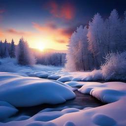 Winter background wallpaper - winter scene iphone wallpaper  