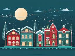 Christmas Postcard Background  