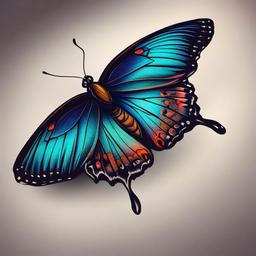 tattoo butterfly small  