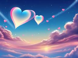 Love Sky Background  ,desktop background wallpaper