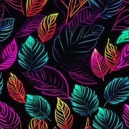 Neon Background Wallpaper - neon leaves wallpaper  