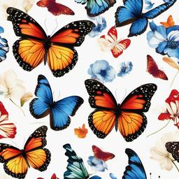 Butterfly Background Wallpaper - butterfly wallpaper white background  