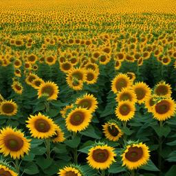 Sunflower Background Wallpaper - field of sunflowers background  