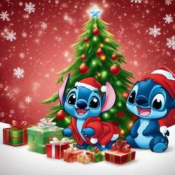 Christmas Background Wallpaper - christmas lilo and stitch wallpaper  