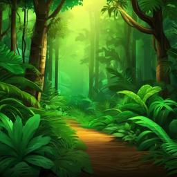 Forest Background Wallpaper - animated rainforest background  