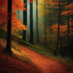 Forest Background Wallpaper - fall forest background  