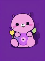 Purple Cute Wallpaper - Purple tones with cuteness  ,background wallpaper