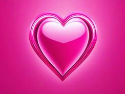 Pink Background Heart-Light pink with a single, bold heart in the center  background wallpaper