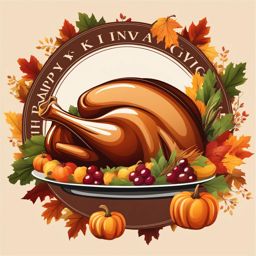 happy thanksgiving clipart - a cornucopia overflowing with laughter, joy, and gratitude 