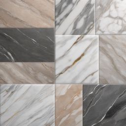 Marble and granite and porcelain and travertine and granite terrazzo tile backdrop top view, product photoshoot realistic background, hyper detail, high resolution