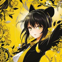 Yellow Background Wallpaper - yellow anime wallpaper  