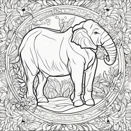 animal theme coloring pages for kids