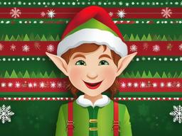 Christmas Elf Background  