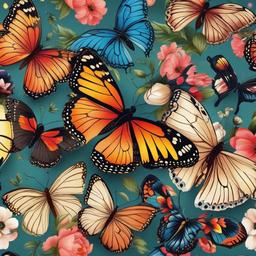 Butterfly Background Wallpaper - cute wallpapers with butterflies  