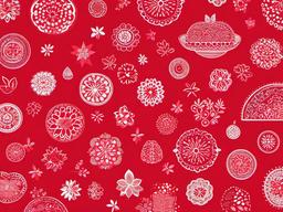 Red Cute Wallpapers - Bright red with cute patterns  ,desktop background wallpaper