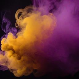 Smoke Background - purple and yellow smoke background  