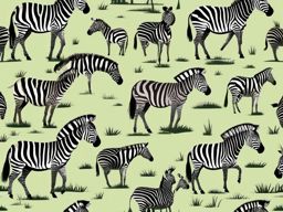 Zebra clipart - Striped herbivore roaming the grasslands, ,vector color clipart,minimal