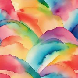 Watercolor Background Wallpaper - water color rainbow background  