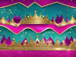 Glitter Crown Background  