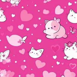 cute pink wallpaper  