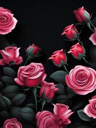 Rose Dark Wallpaper  ,mobile iphone background wallpaper