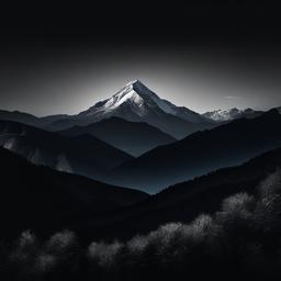 Mountain Background Wallpaper - black background mountain  