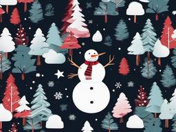 Snowman Wallpaper Aesthetic  