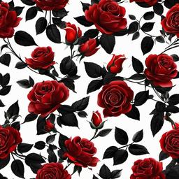 Flower Background Wallpaper - black and red rose wallpaper  