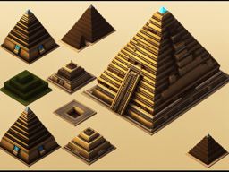 egyptian pyramid filled with treasures and traps - minecraft house ideas minecraft block style