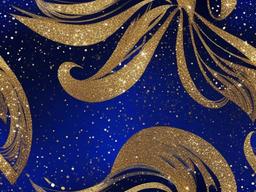 Royal Blue Background Glitter  