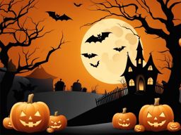 halloween clipart transparent background - setting a spooky tone. 