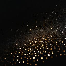 Glitter background - sparkle on black background  