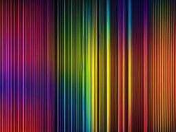 Rainbow Lines Background  