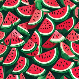 Watermelon Clipart - Vibrant and refreshing watermelon.  color vector clipart, minimal style