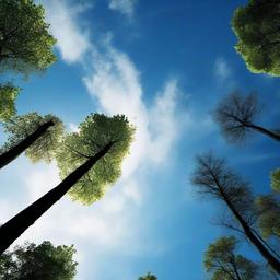 Sky Background Wallpaper - sky background with trees  