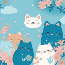 blue cute background  