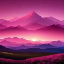 Mountain Background Wallpaper - pink sky mountain wallpaper  