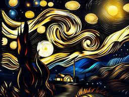 Animated Starry Night Background  ,desktop background wallpaper