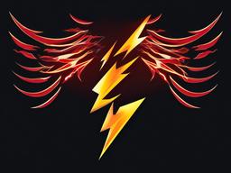 Tattoo with Lightning - Combine your tattoo with the electrifying symbolism of lightning.  minimalist color tattoo, vector
