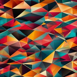 Geometric Background - geometric colorful abstract background  