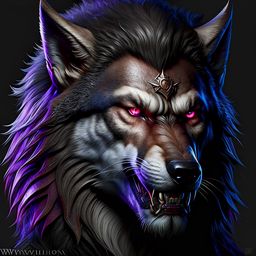 werewolf clipart - ulfric, a fierce and untamed werewolf. 