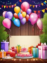 Birthday Background Wallpaper - personalised birthday backdrop  