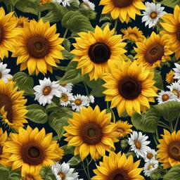 Sunflower Background Wallpaper - summer sunflower wallpaper  