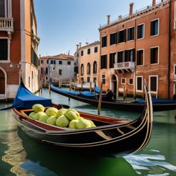 pistachio gelato savored on a gondola ride through the romantic canals of venice. 